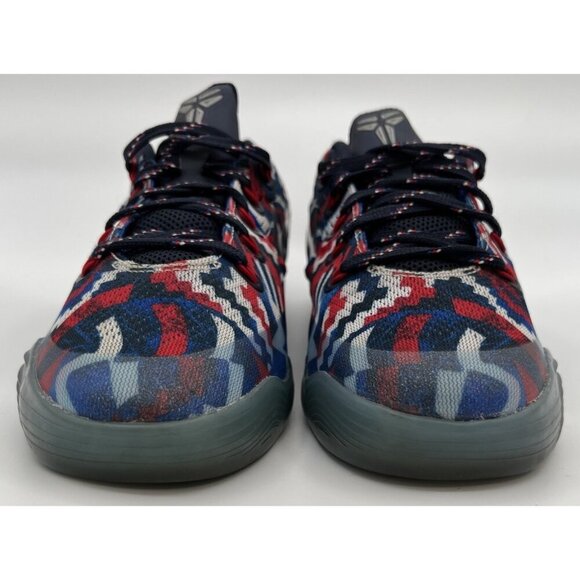 Nike Kobe 9 GS Independence Day Sz 5Y Women’s Sz 6.5 Basketball Shoes 653593-100 - Picture 3 of 11
